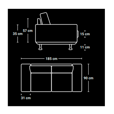 Sofá Inclina Desmontable